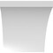 Ekena Millwork 5 1/2-in. W x 6-in. D x 6-in. H Thorton Architectural Grade PVC Knee Brace BRCP055X06X06THR - alternate 6